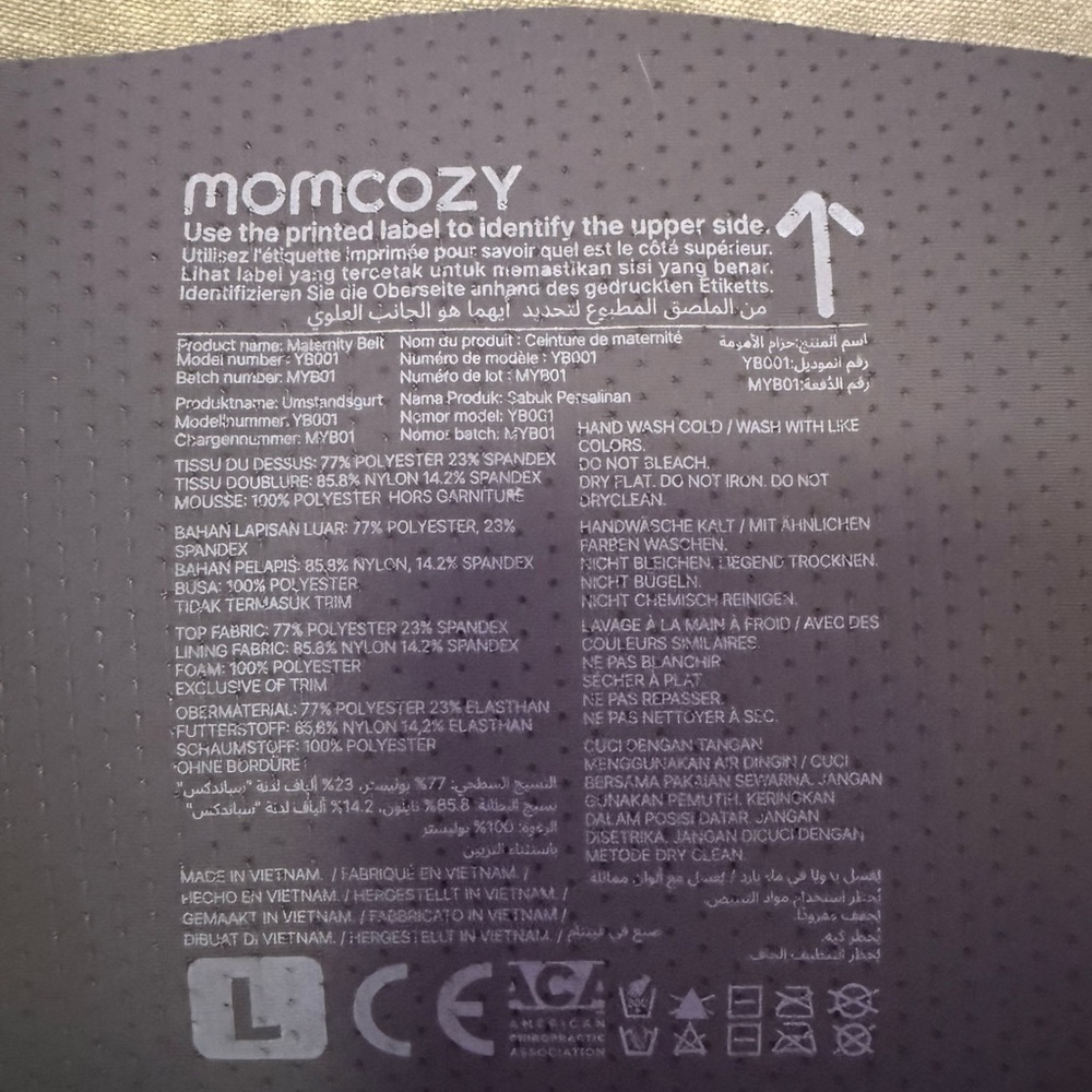 Momcozy Maternity Belly Band-NWOT - Picture 3 of 5